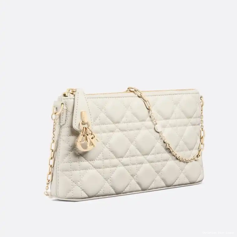Cheap Mini Midi Cannage White Dior Lambskin Bag 0423 Luxury